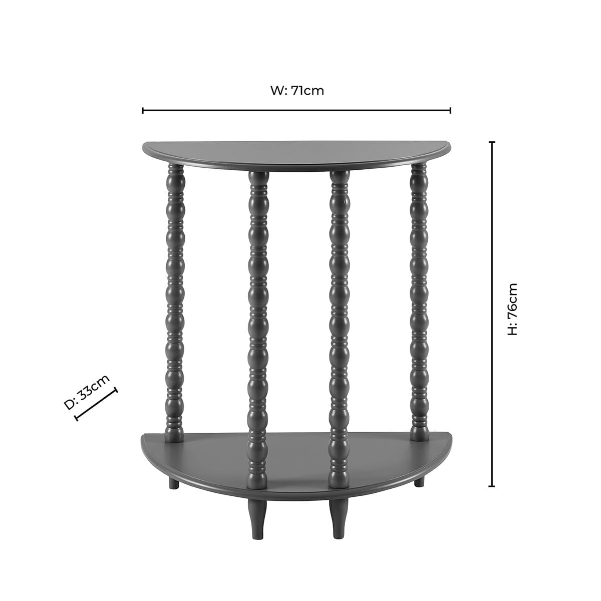 Console Table - Olive
