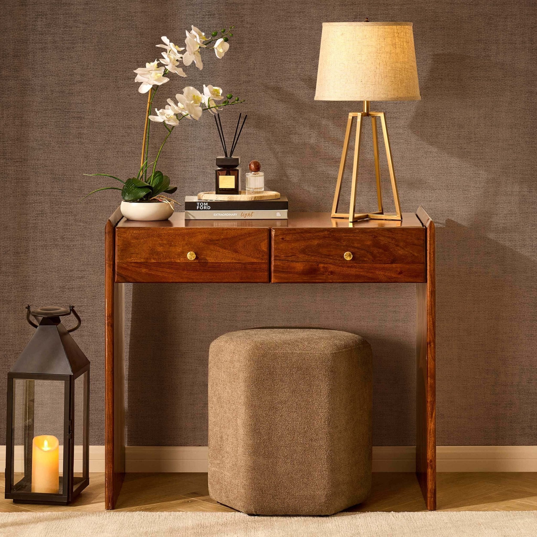 Coiffeuse en bois - Noyer