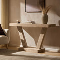 Console - Bois blanchi