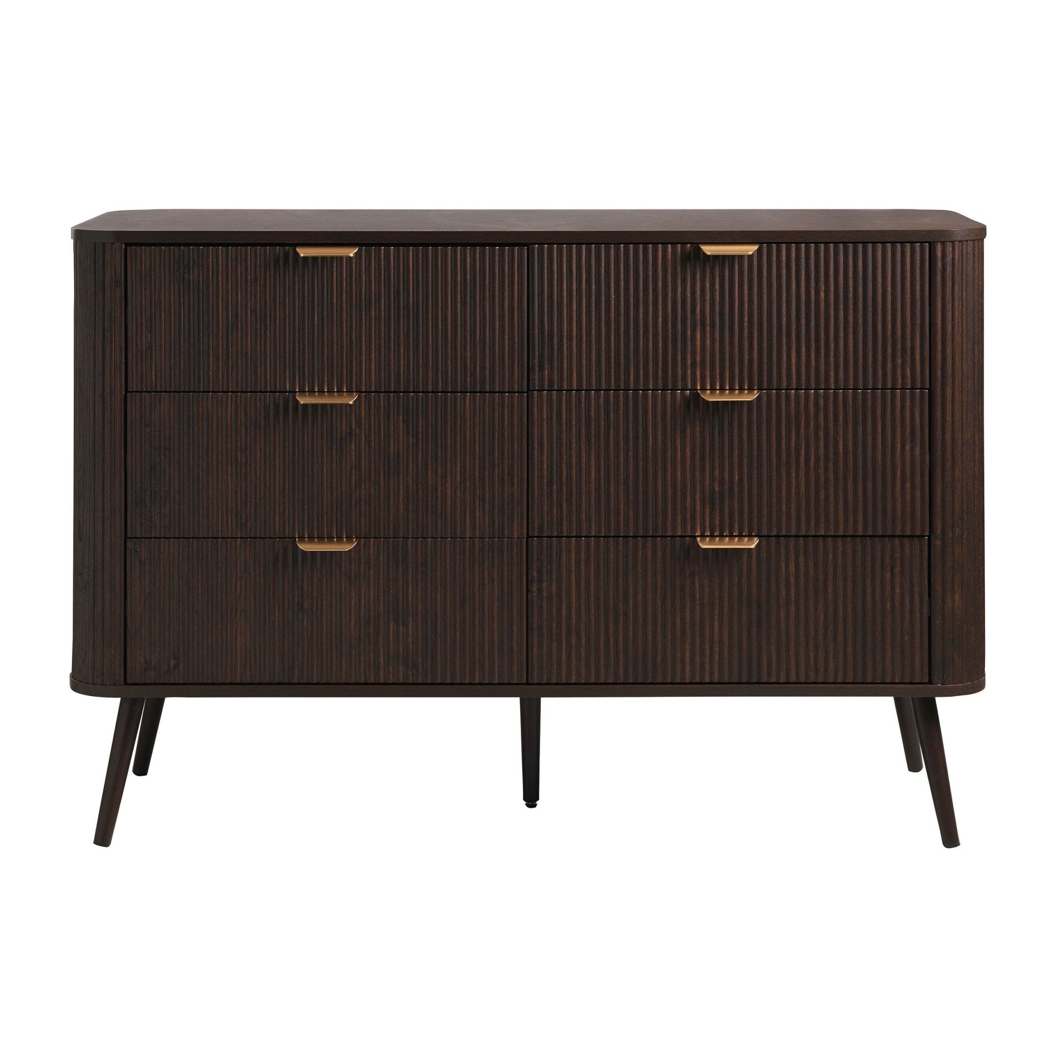 Grande commode 6 tiroirs - Noyer