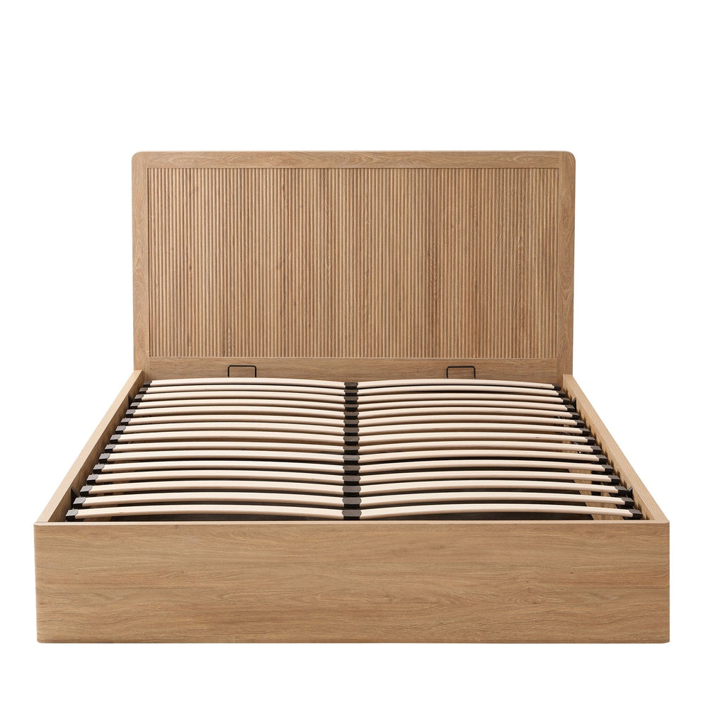 Lit de rangement - Bois clair