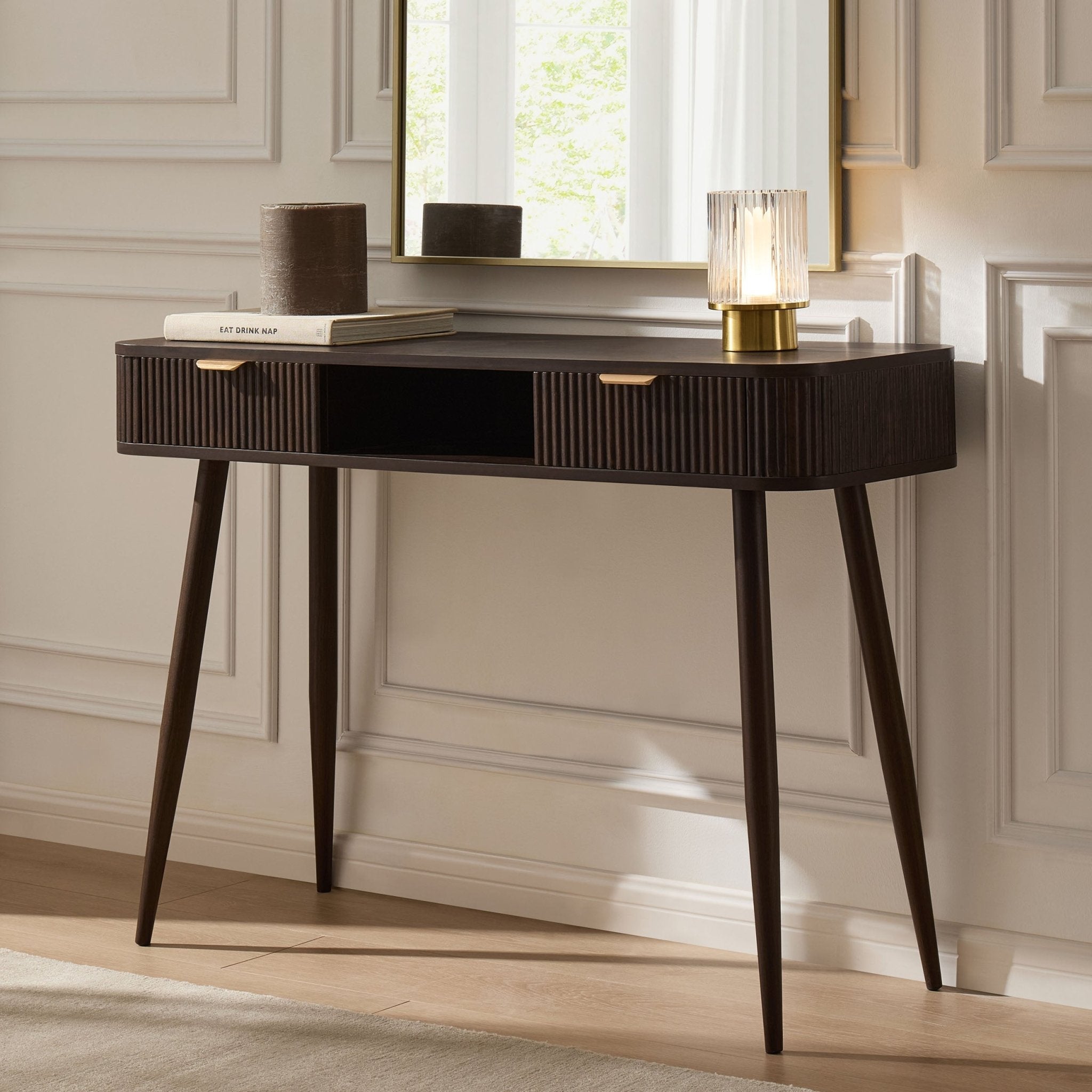 Coiffeuse de rangement – Noyer