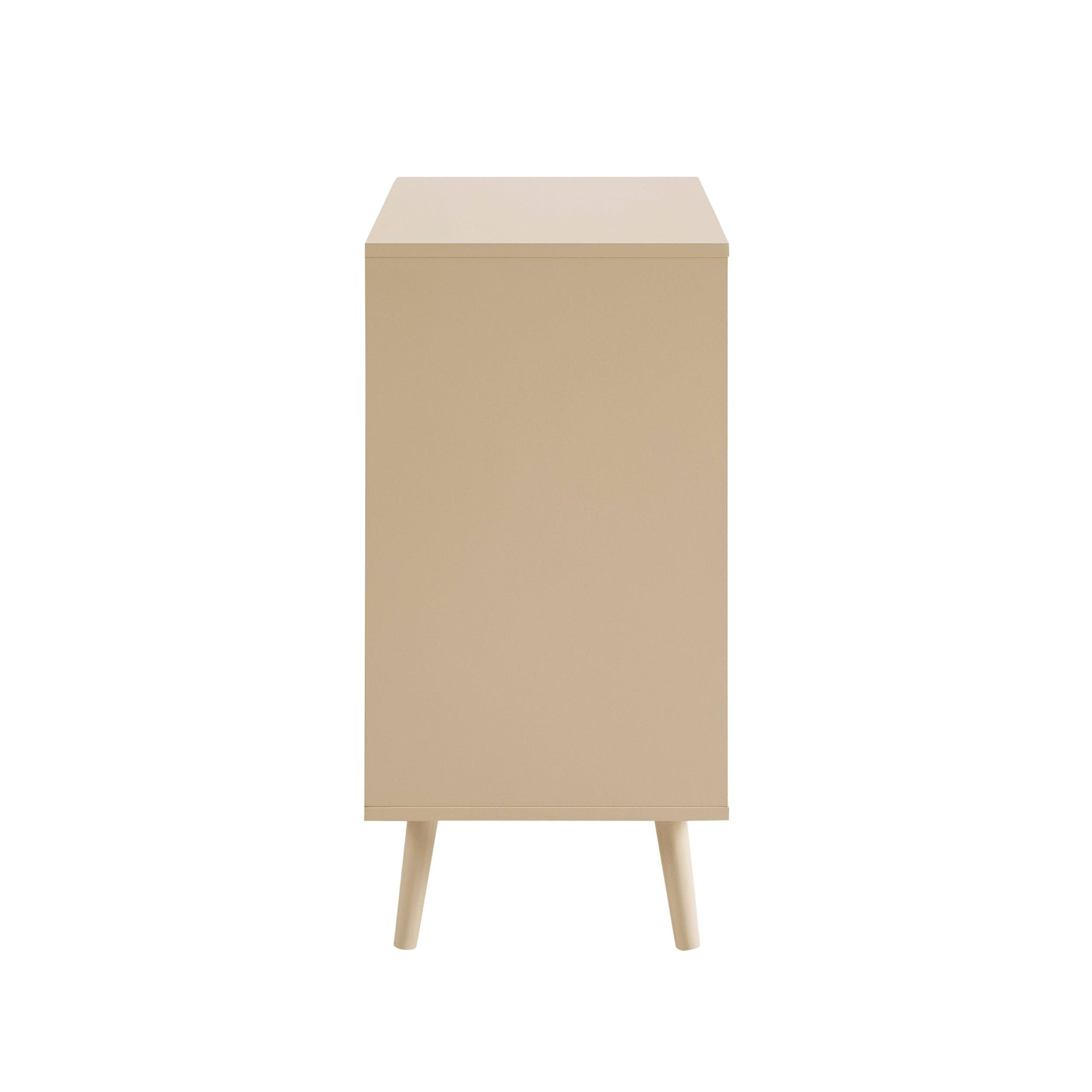 Commode 3 tiroirs tissée – Sable