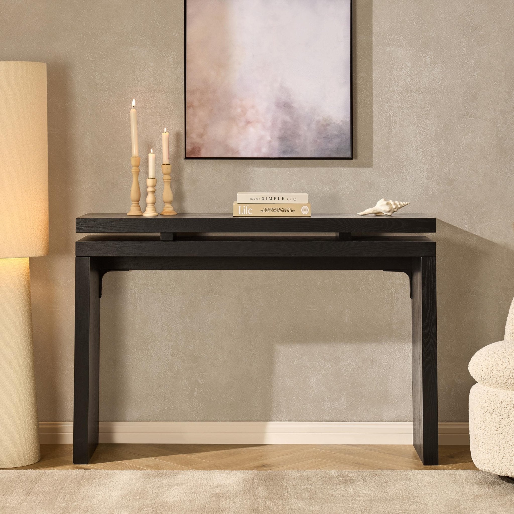Table console Penny Ash - Noir