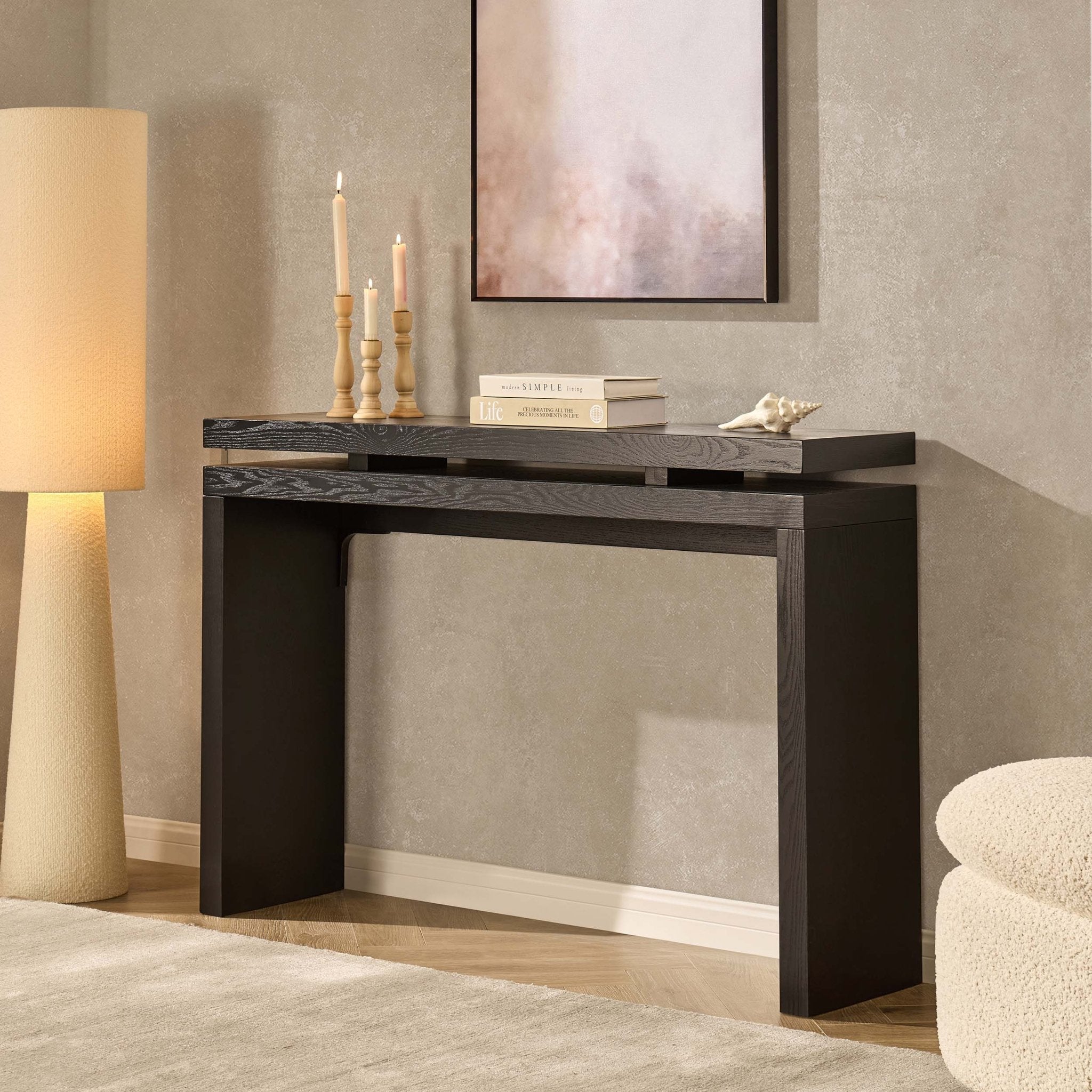 Table console Penny Ash - Noir