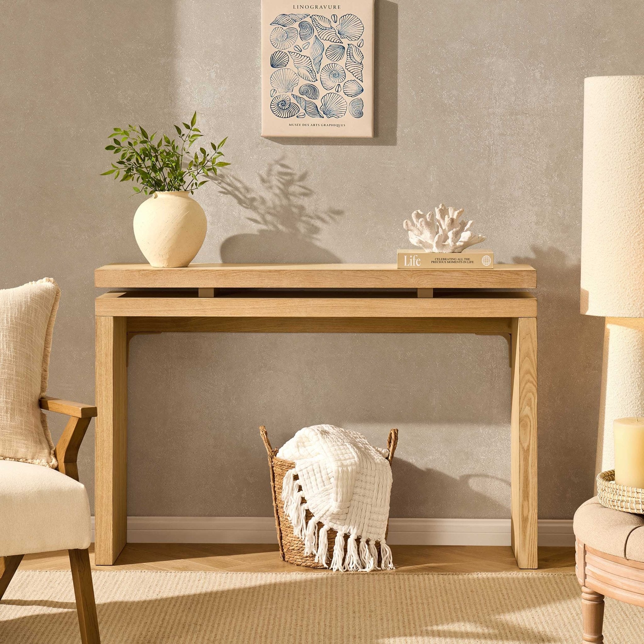 Console Penny Ash - Bois clair