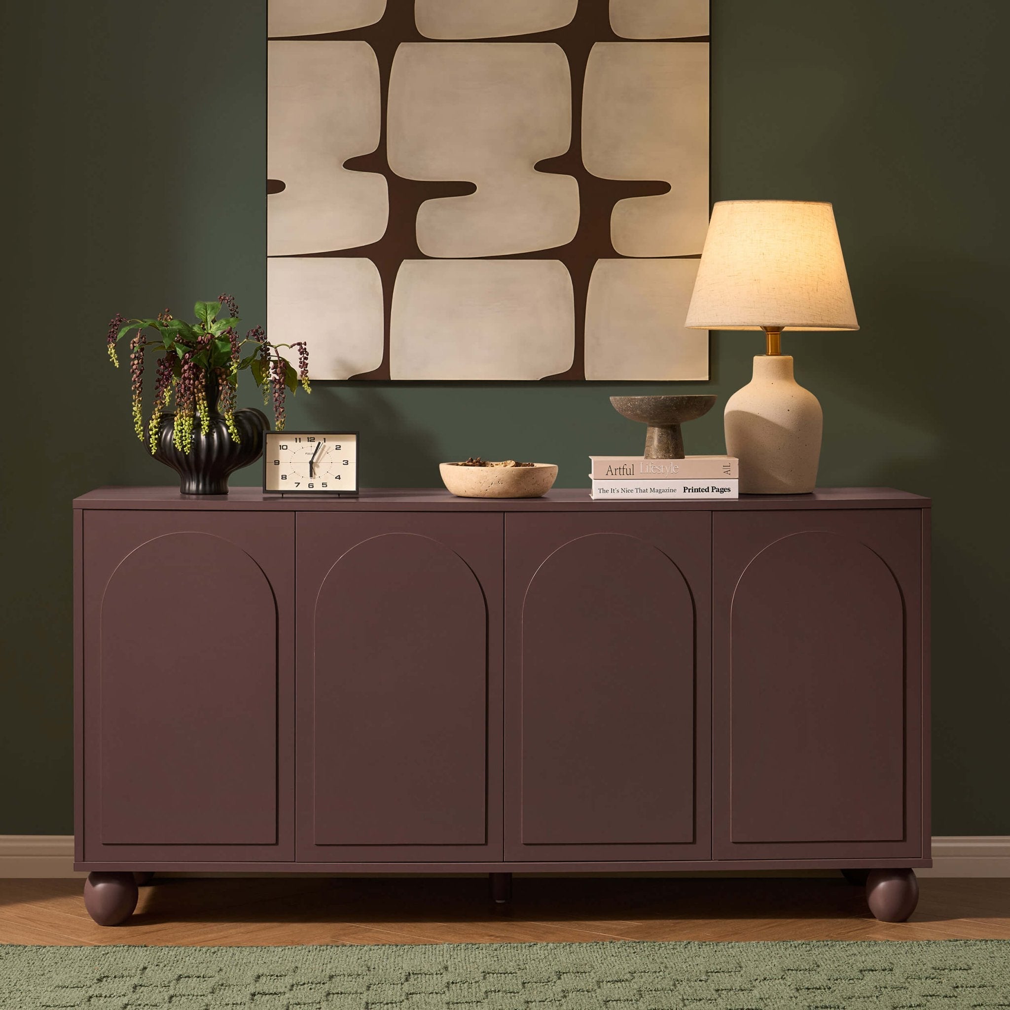 Buffet 4 portes Arch Front - Mocha