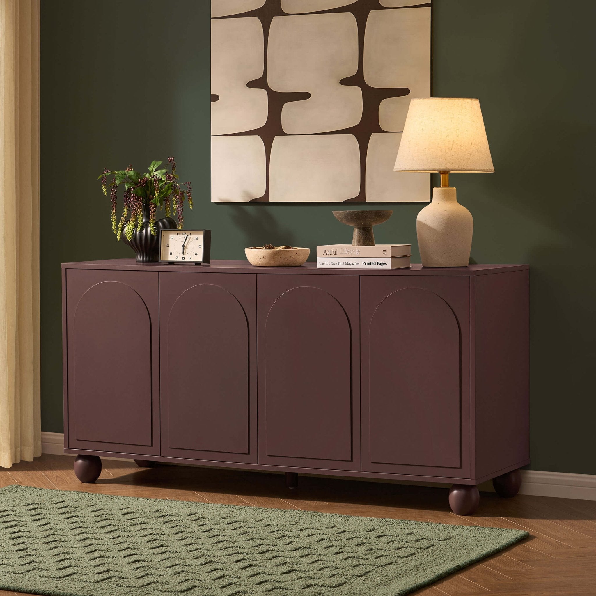 Buffet 4 portes Arch Front - Mocha