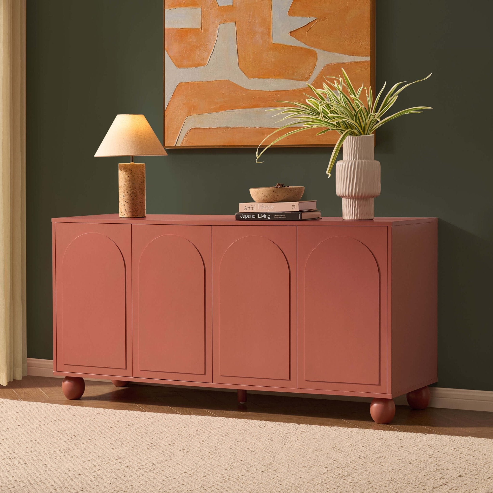 Buffet 4 portes Arch Front - Terracotta