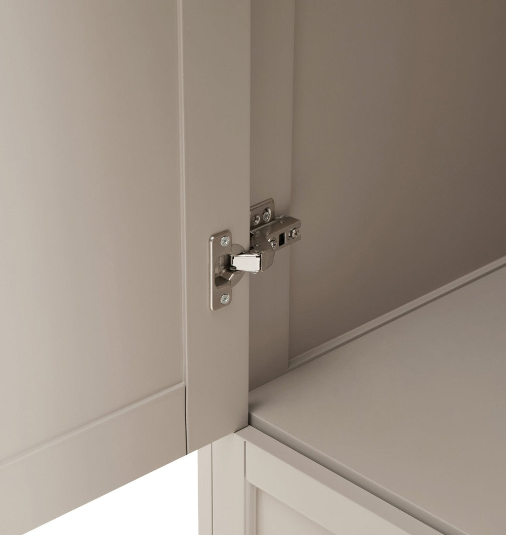 Armoire 2 Portes avec Tiroir - Taupe