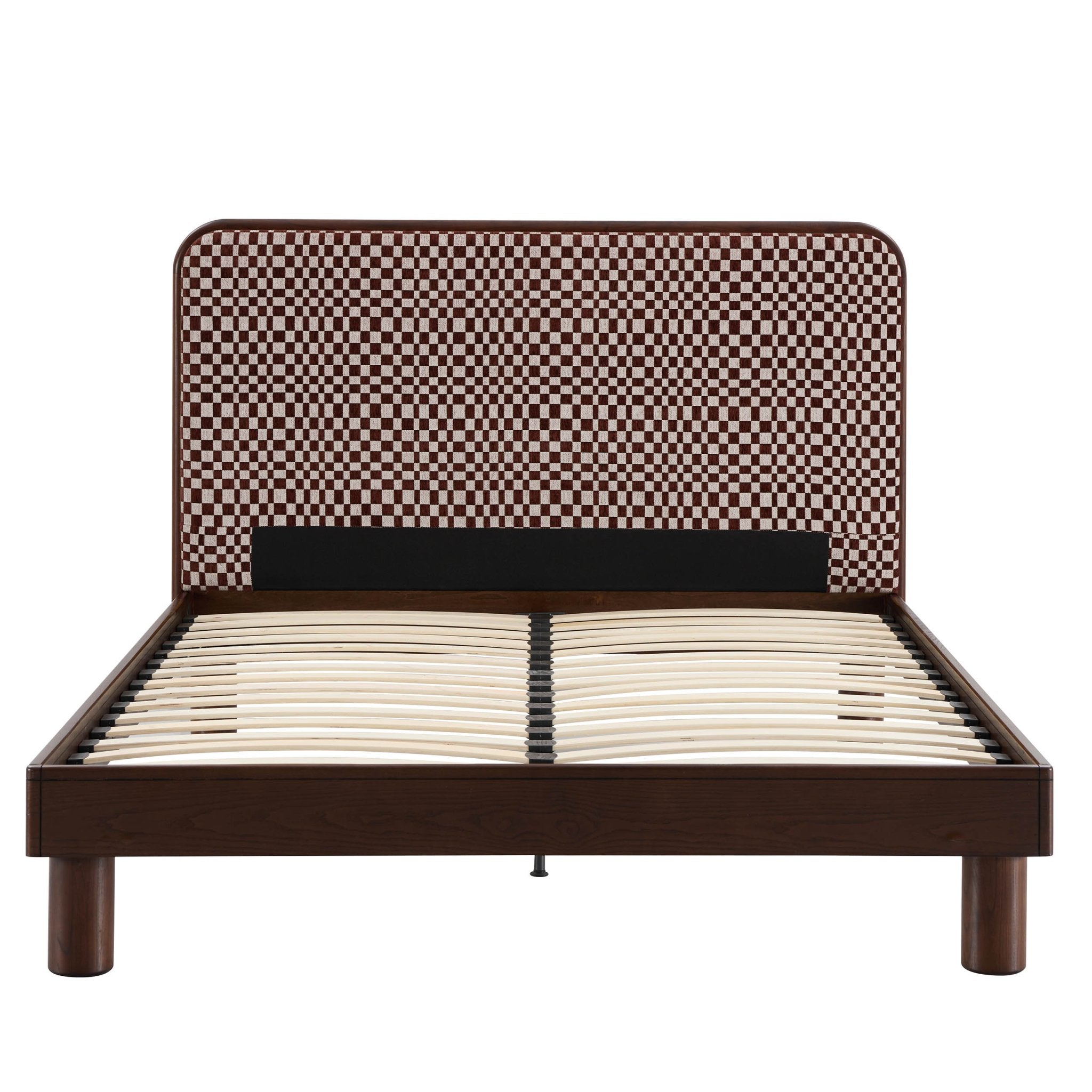 Cadre de lit - Damier rouge