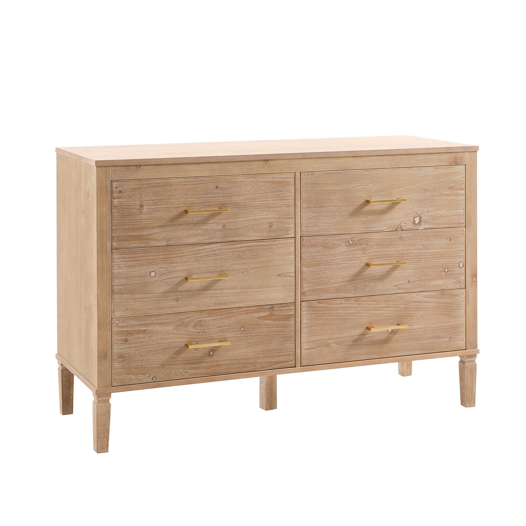 Commode 6 tiroirs - Bois délavé