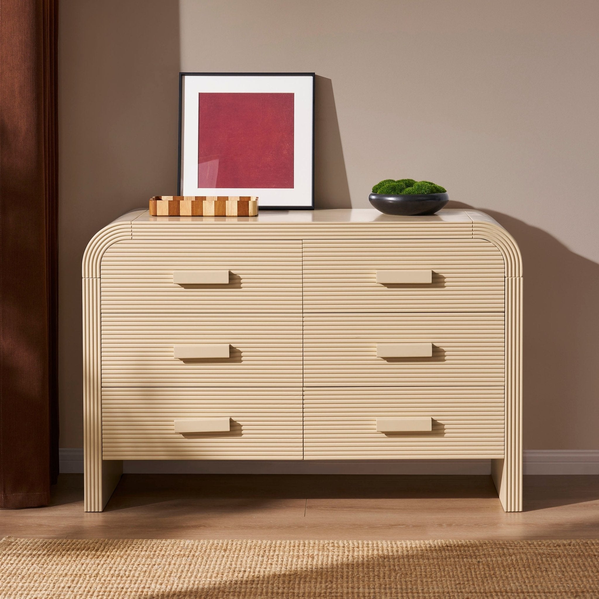 Commode 6 tiroirs - Sable