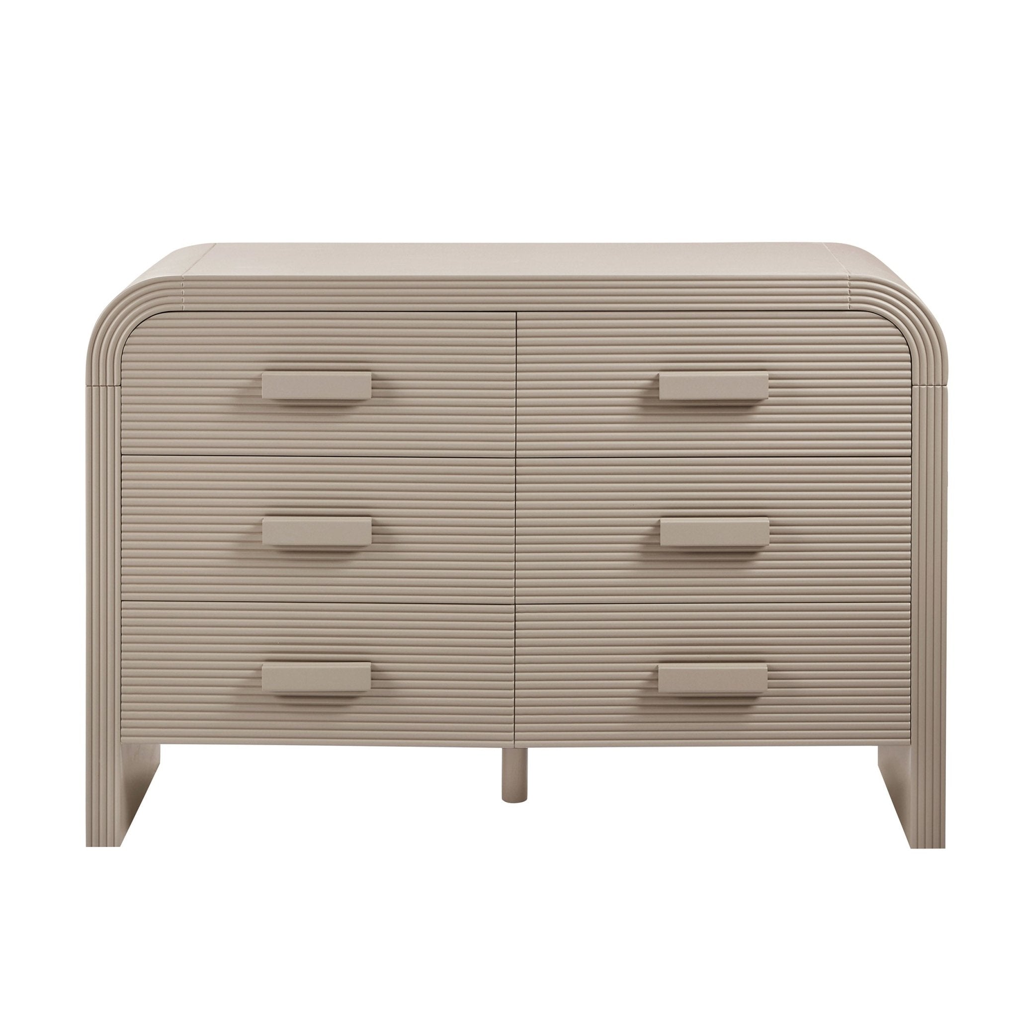 Commode 6 tiroirs - Taupe