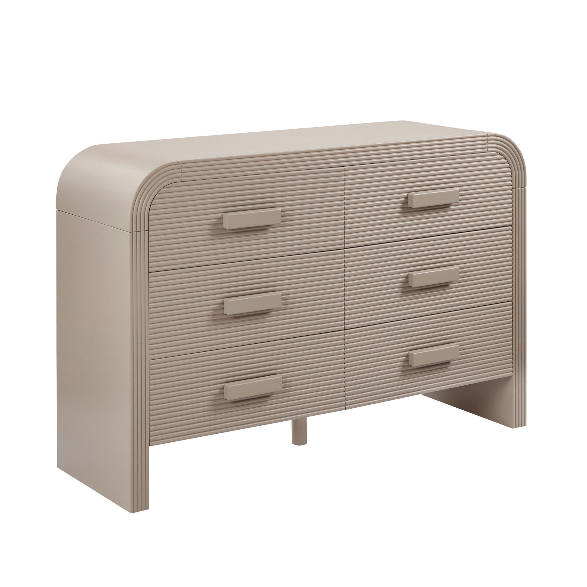 Commode 6 tiroirs - Taupe