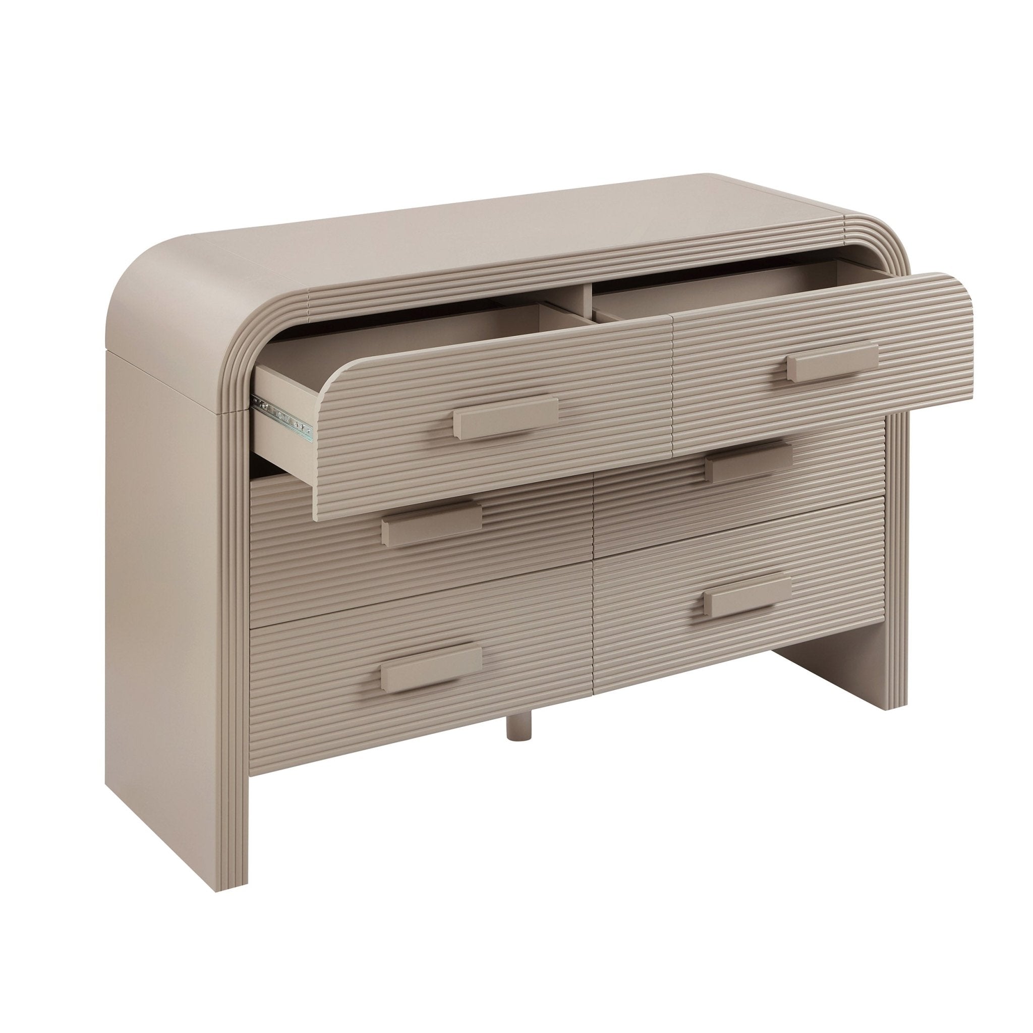 Commode 6 tiroirs - Taupe