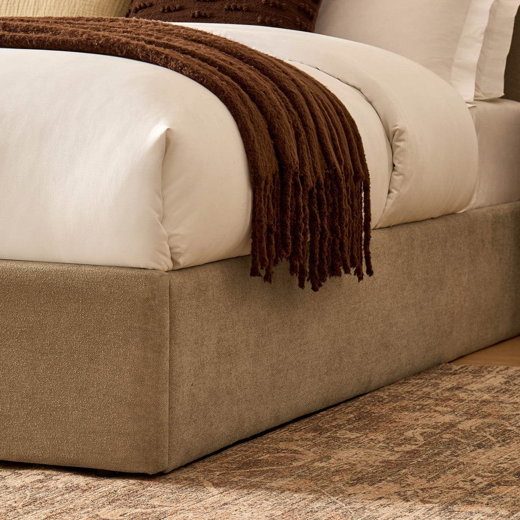 Lit coffre - Chenille avoine