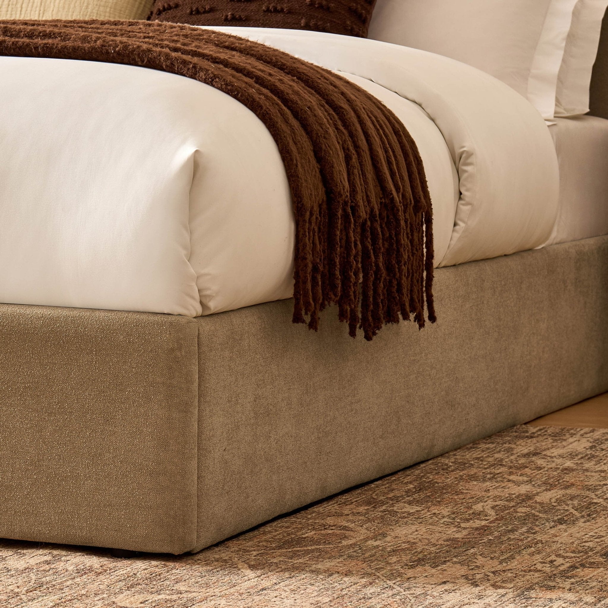 Lit coffre - Chenille avoine