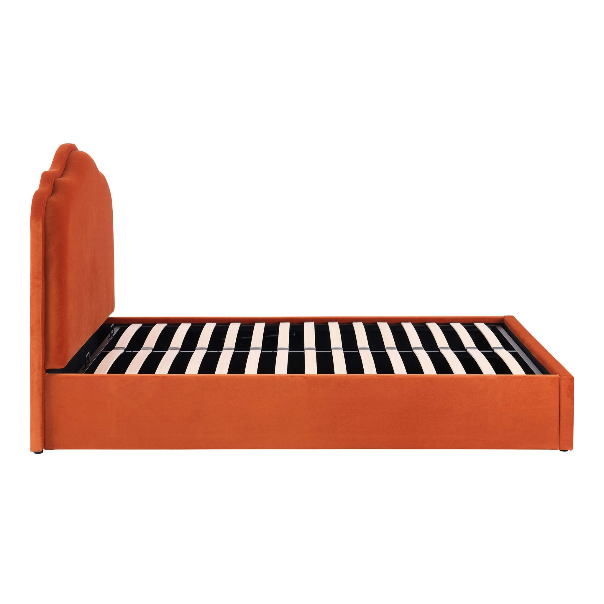 Lit coffre - Orange vif